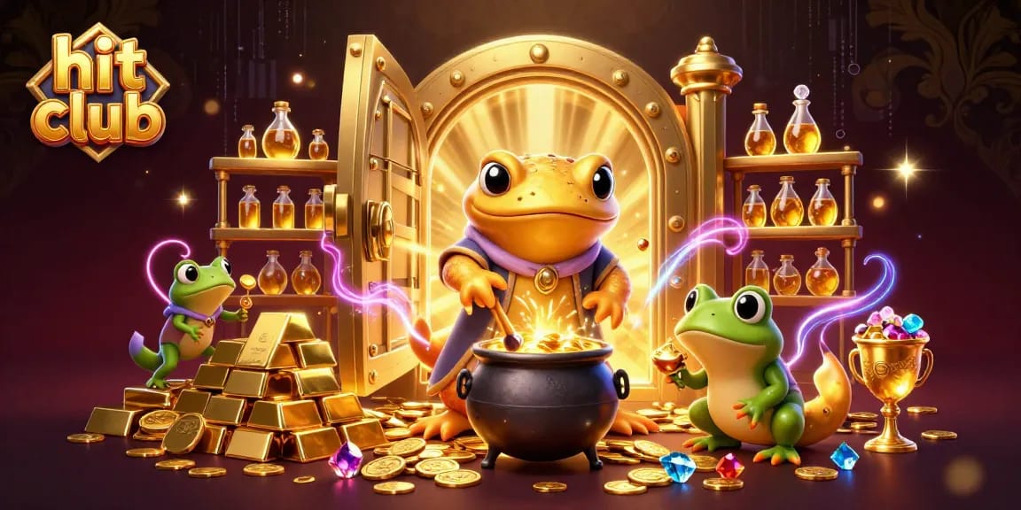 Experience hit club excitement in a vibrant 3D scene filled with gold coins and casino elements.