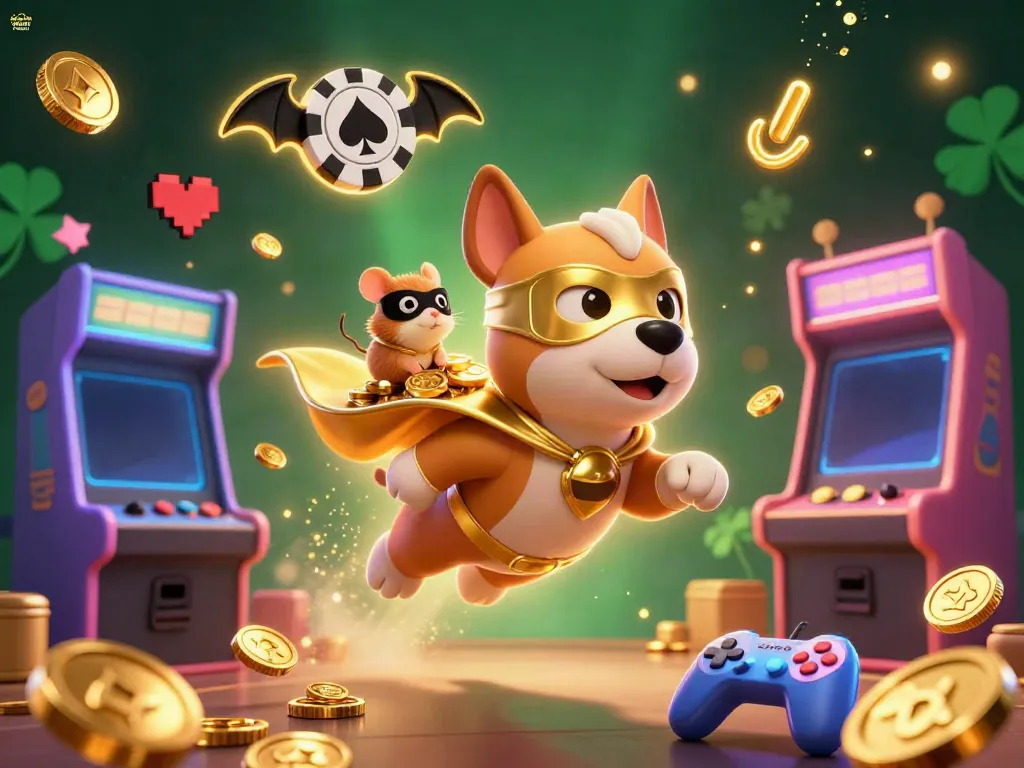 Experience thrilling gaming at trang chủ 78win featuring cartoon characters flying amid casino elements.