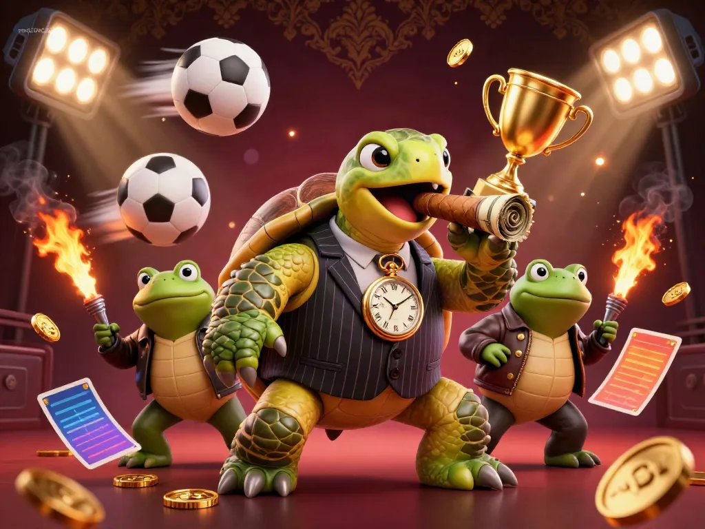 Experience the excitement of trang chủ 78win with a lively casino scene featuring a snapping turtle and bullfrog enforcers.