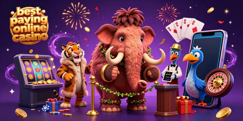 Experience the excitement at the best paying online casino with fun characters and thrilling games.