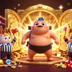 Experience the thrill of king88 as colorful characters engage in casino games with vibrant treasures