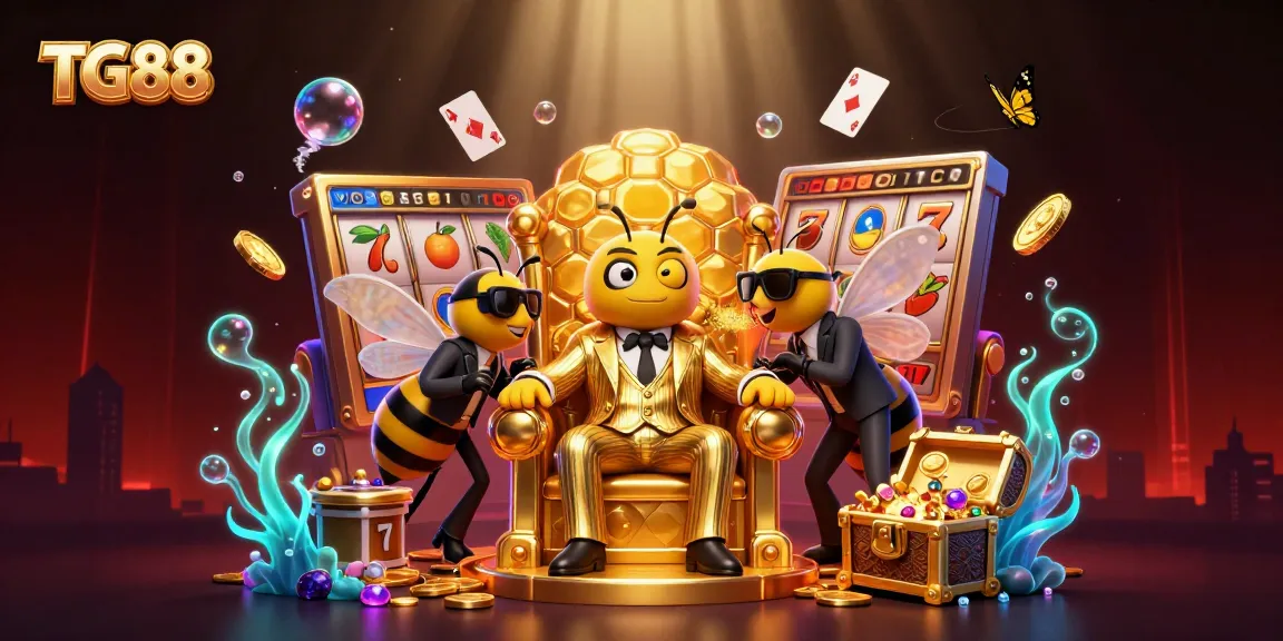 Experience exciting gameplay at TG88 with dynamic slot machines and vibrant casino elements.