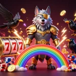 Join the action at Situs Bola Resmi Dewagg with vibrant characters and dynamic casino elements.
