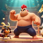 Engage with keonhacai5 as powerful characters showcase dynamic sports betting action in a vibrant arena.