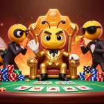 Engage in exciting poker gameplay at B52club with vibrant characters and thrilling action.
