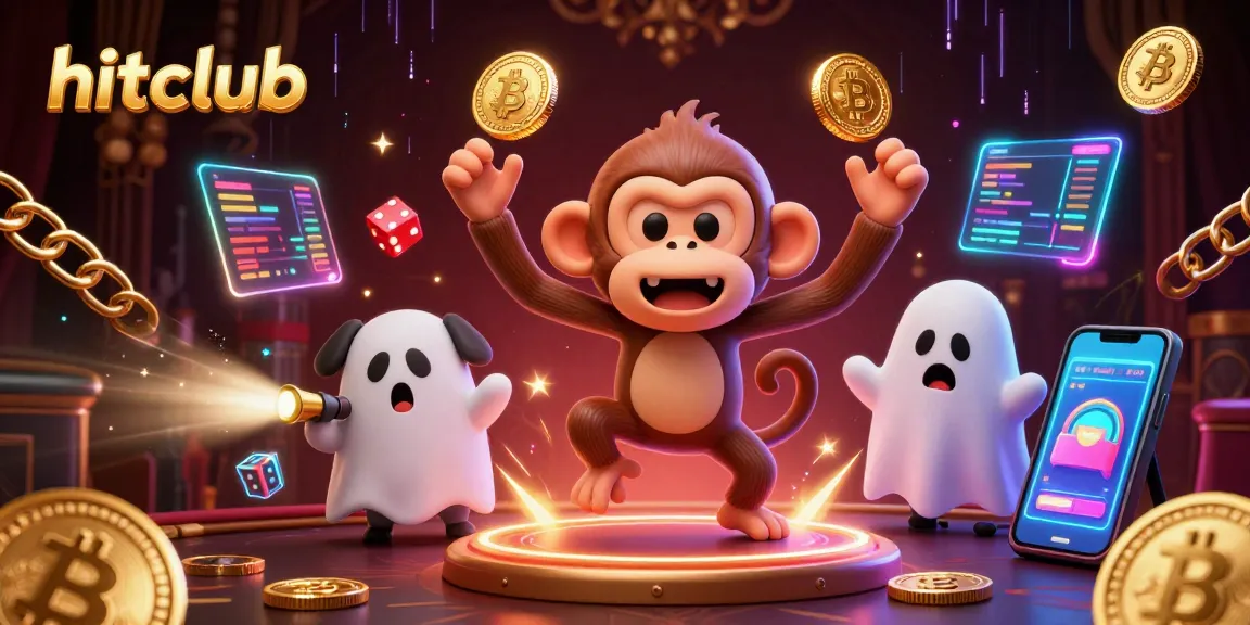Engage with hitclub's immersive gaming experience featuring lively casino elements and a playful atmosphere.