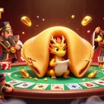 Engage in thrilling poker action with 789BET through this captivating 3D illustration.