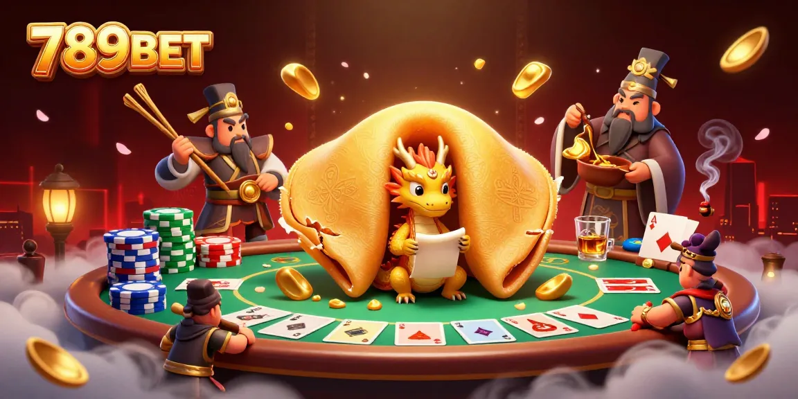 Engage in thrilling poker action with 789BET through this captivating 3D illustration.
