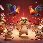 Engage with bj88 đá gà in a vibrant scene showcasing cockfighting excitement and interactive betting.