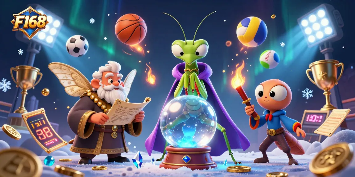 Engage in dynamic gambling action at F168 with sports elements and mystical characters.