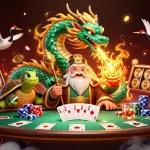 Experience excitement with X88 COM's amazing casino world featuring vibrant characters and game elements.