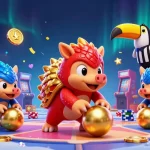 Experience crazyvegas excitement with rival pangolins bowling poker chips in a vibrant 3D scene.