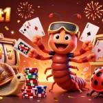 Engage in high-stakes gaming at 138bet1 with vibrant characters and slot machines.
