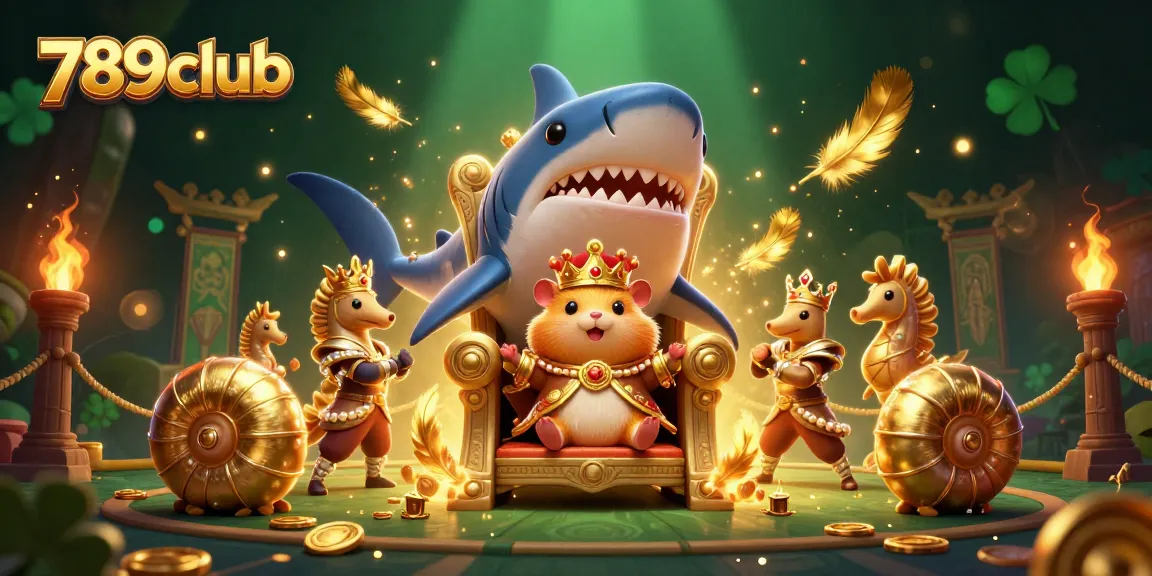 Engage with the vibrant world of 789club, where the golden hamster king rules amidst lavish betting tokens and energetic gameplay.
