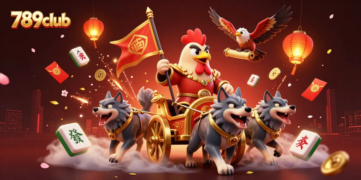 Engage with thrilling 789club games amidst vibrant illustrations of luck and adventure.