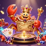 Experience the thrill of xoilac with vibrant casino action featuring a golden crab emperor and dynamic gaming elements.