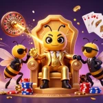 C168 players spinning the roulette wheel and collecting golden coins in a vibrant casino scene.