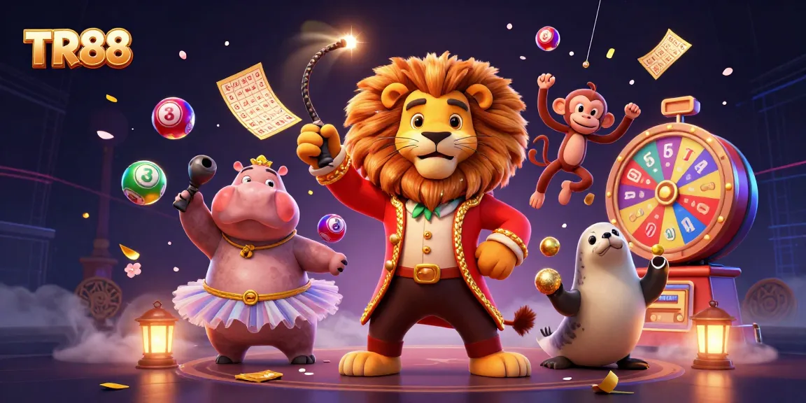 Experience thrilling games at TR88 with lively characters and colorful casino elements.