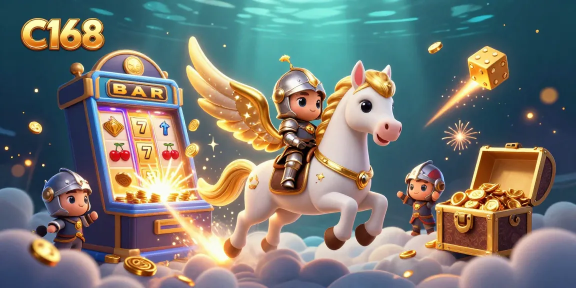 C168 brings thrilling gaming experiences through vibrant casino action featuring knights and celestial elements.