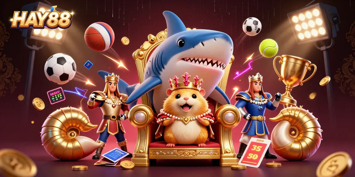 Experience thrilling adventures at HAY88 with exciting sports theme and animated characters in vibrant action.