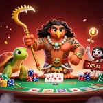 Experience high-stakes poker action with shbet featuring a vibrant 3D illustration of gaming excitement.