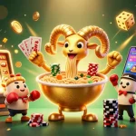 Engage with 11WIN's vibrant casino scene featuring unique characters and dynamic elements.